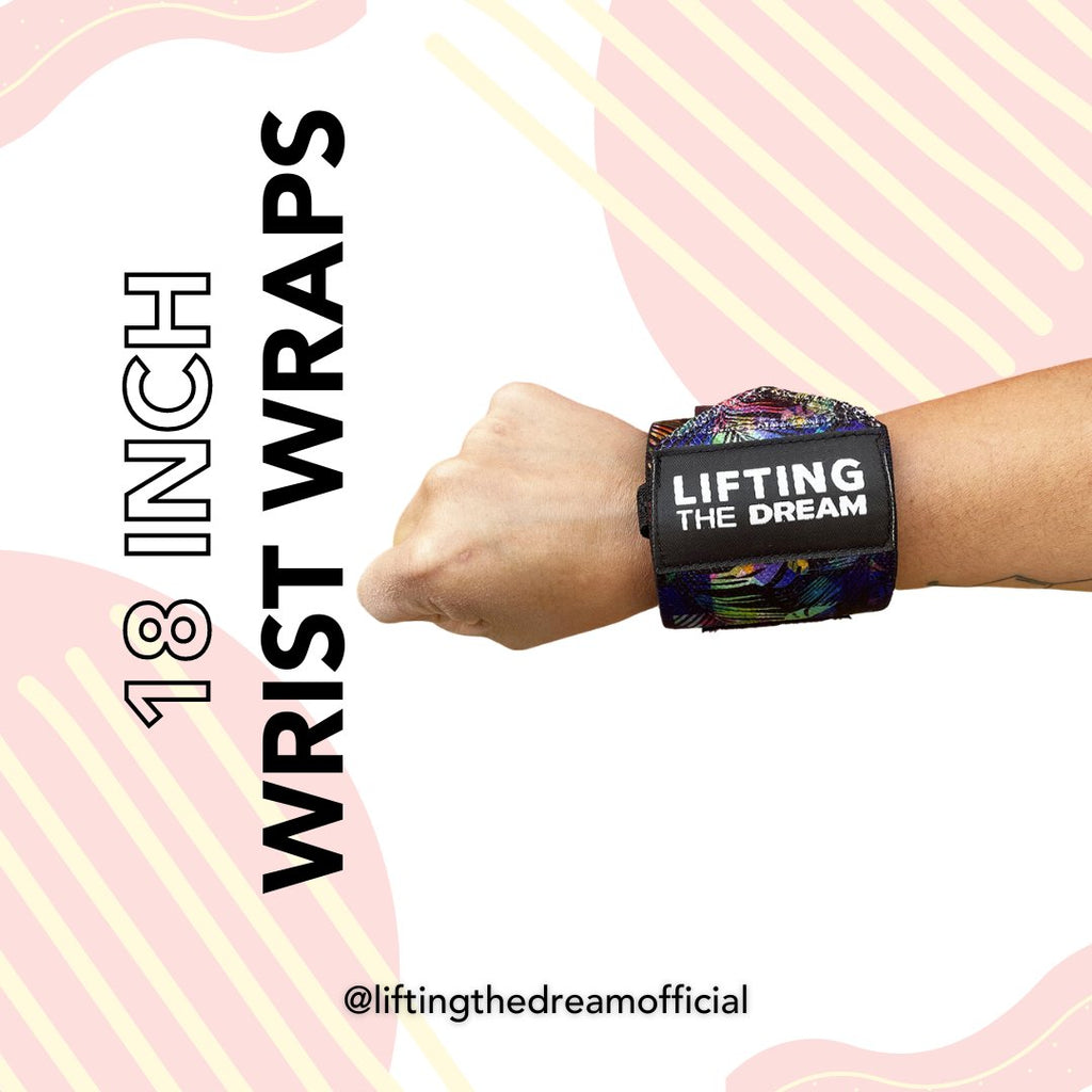 18 Inch Wrist Wraps – Lifting the Dream