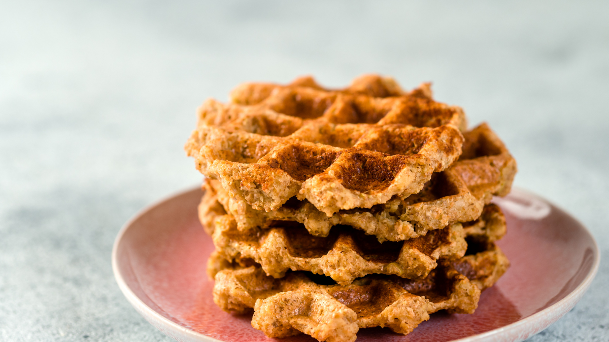 Valentine's Day Gluten-Free Oat Waffles