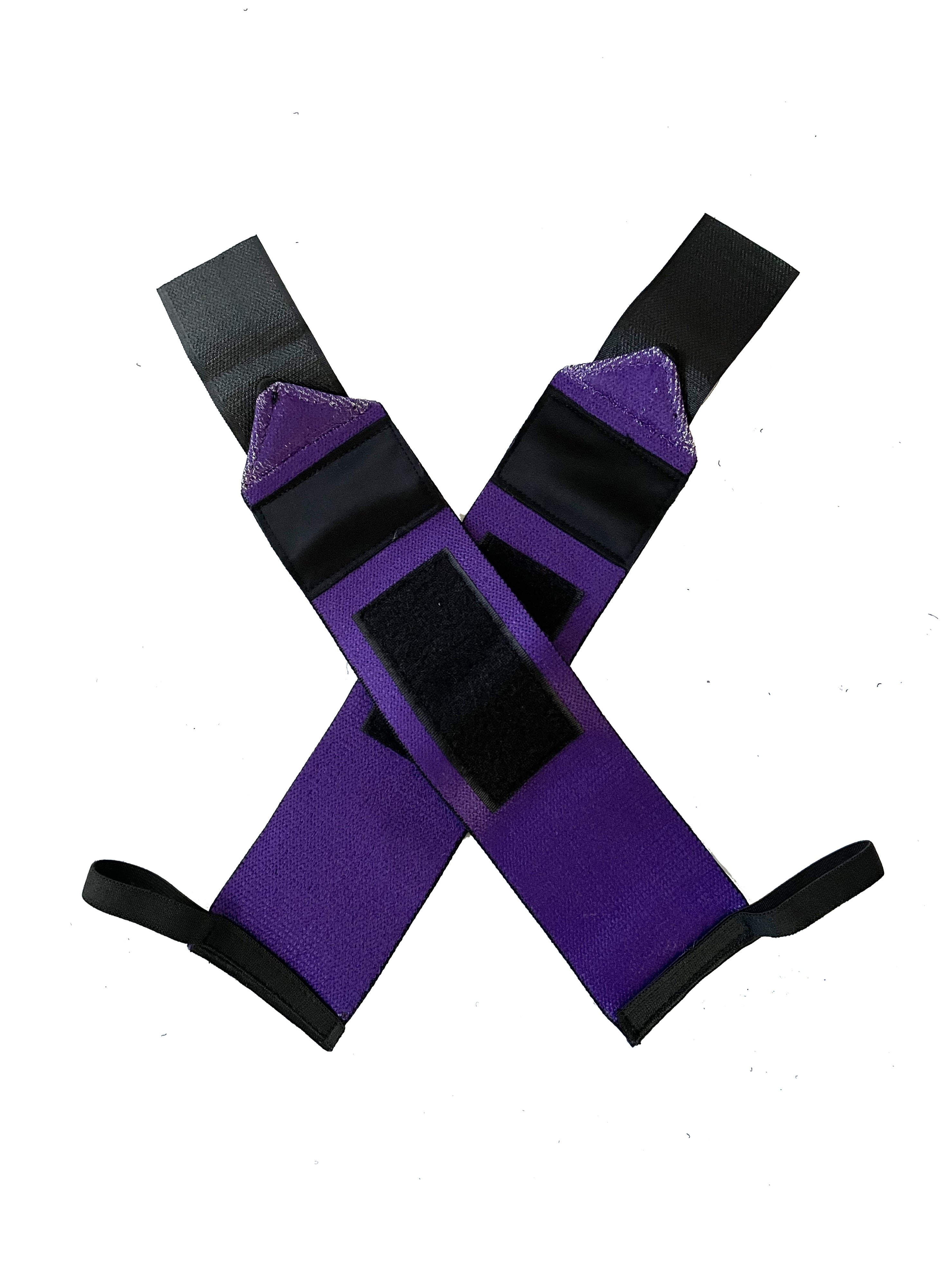 Bolt Wrist Wraps - Dark Purple